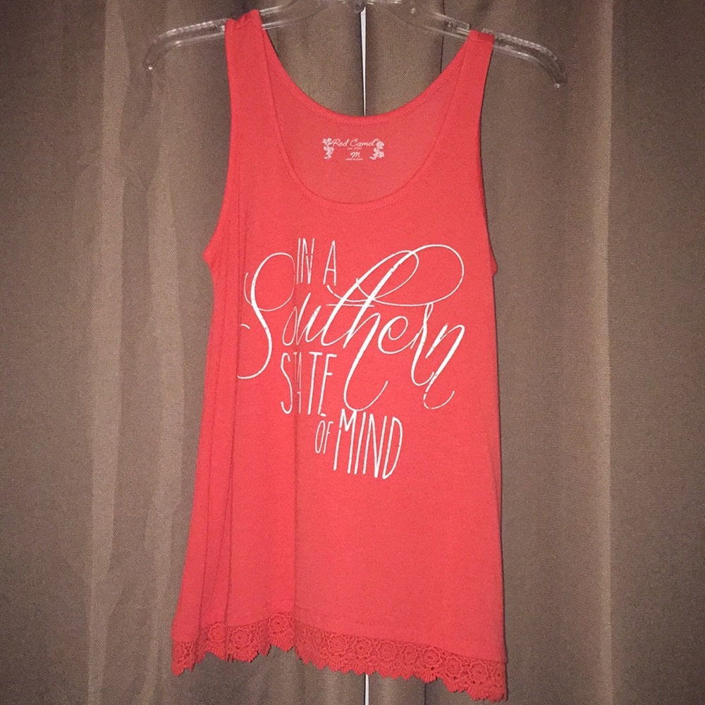 Red camel tank. “In a southern state of mind”
